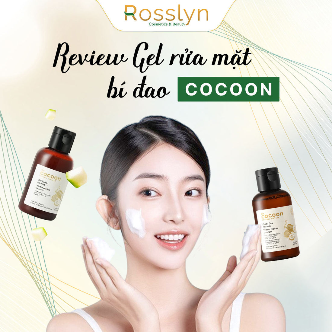 Review Gel rửa mặt bí đao Cocoon thuần chay từ thiên nhiên Việt