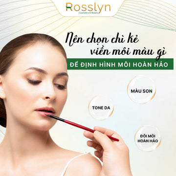 Nên chọn chì kẻ viền môi màu gì