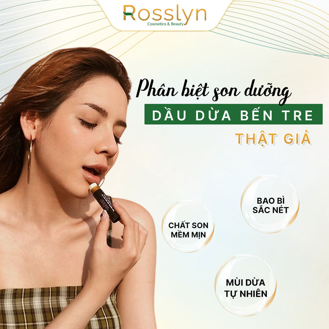 Phân biệt son dưỡng dầu dừa Bến Tre thật giả Info