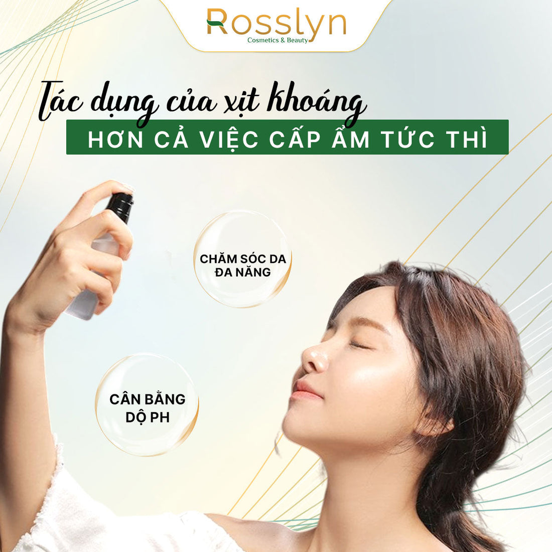 Tác dụng của xịt khoáng