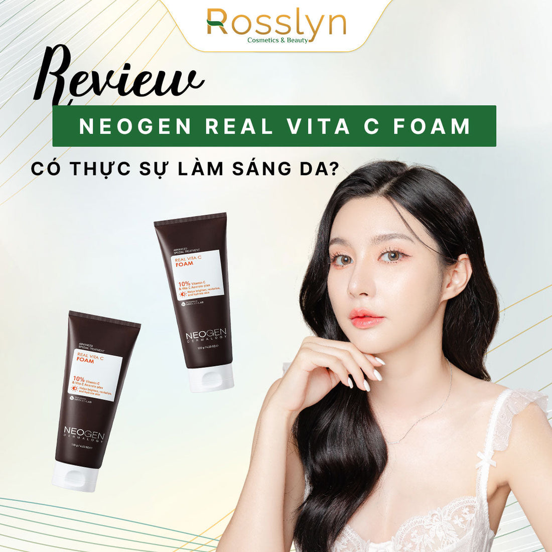 Review Neogen Real Vita C Foam: Có Thực Sự Làm Sáng Da?