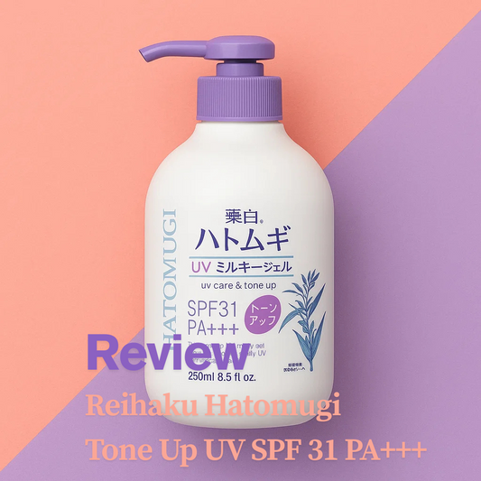 Review Chuyên Sâu Sữa Dưỡng Thể Reihaku Hatomugi Tone Up UV