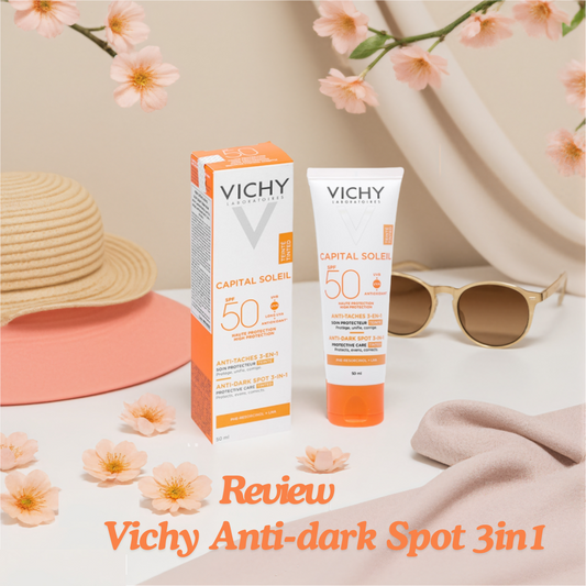 Review Kem Chống Nắng Vichy Capital Soleil: Trị Thâm Nám, Giá Tốt?