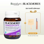 Viên Uống Hỗ Trợ Tuần Hoàn Máu Não Blackmores Ginkgoforte 2000mg Lọ 40 Viên - BM000005 - Rosslyn