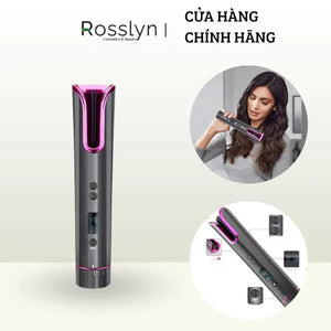Máy uốn tóc xoay không dây LCD sạc USB - TB103 - Rosslyn