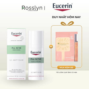 Kem dưỡng ẩm kiểm soát nhờn & giảm mụn Eucerin Matt Fluid 50ml - EU000020 - Rosslyn