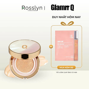 Phấn nước trang điểm GLAMRR Q LONG WEAR DD CUSHION 13g - Rosslyn