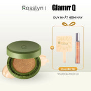 Phấn nước trang điểm GLAMRR Q VEGAN SUPER COVER CUSHION 15g - Rosslyn