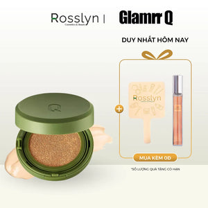 Phấn nước trang điểm GLAMRR Q VEGAN SUPER COVER CUSHION 15g - Rosslyn
