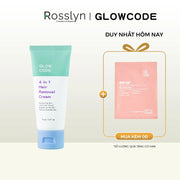 Kem tẩy lông GlowCode 4IN1 với Niacinamide và Vitamin E giúp lông mọc thưa, dưỡng ẩm và làm sáng da 70gr - GL000000 - Rosslyn