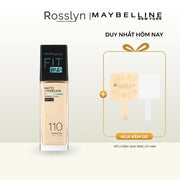 Kem Nền Maybelline Fit Me Matte Poreless Foundation 30ml - Rosslyn