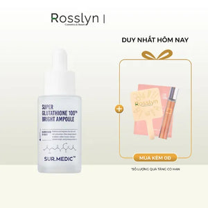Serum Dưỡng Trắng Căng Bóng Da Surmedic Super Glutathione Bright Ampoule 32ml - SM000004 - Rosslyn