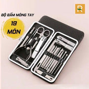 Bộ Cắt Móng Tay 19 Món Bằng Thép Không Gỉ Cao Cấp Của Rosslyn