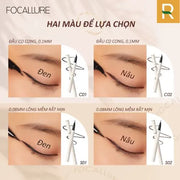 bút kẻ mắt Focallure có 2 màu đen và nâu để lựa chọn