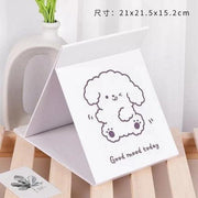 Hình Chó Con Gương Gấp Để Bàn Họa Tiết Hoạt Hình Đa Dạng Mới Lạ