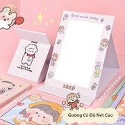 Hình Gương Gấp Để Bàn Họa Tiết Hoạt Hình Đa Dạng Mới Lạ