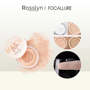 Phấn phủ lì dạng bột FOCALLURE Match Max Baking & Setting Matte Loose Powder FA154 15g
