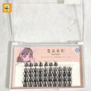 Hộp Lông Mi Giả Hình Hoa Hướng Dương 3 Nhánh Mỏng 5 Hàng