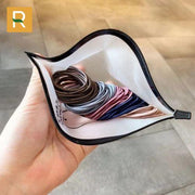 Bên Trong Set 100 Dây Chun Buộc Tóc Trơn Nhiều Màu Co Giãn Tốt Đựng Trong Túi Zip Tiện Lợi
