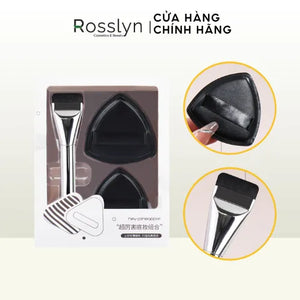 Set cọ tán nền + 2 mút trang điểm - DC65 - Rosslyn