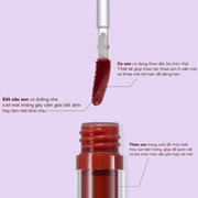 Son Tint Lì, Dưỡng Ẩm Cho Đôi Môi Lilybyred Glassy Layer Fixing Tint - Rosslyn - Rosslyn-vn