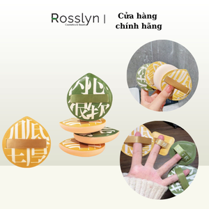 Mút trang điểm size lớn XL kèm hộp đựng, mút tán kem nền mềm mịn - QT159 - Rosslyn