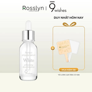Tinh Chất Dưỡng Sáng Da Chiết Xuất Gạo 9 Wishes Miracle White Ampule Serum 25ml - WI000002 - Rosslyn