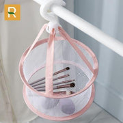Công Dụng Túi Lưới Phơi Khô Cọ Trang Điểm Chống Gió Có Thể Gấp Gọn Tiện Dụng