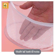 Thiết Kế Túi Lưới Phơi Khô Cọ Trang Điểm Chống Gió Có Thể Gấp Gọn Tiện Dụng