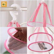 Hình Túi Lưới Phơi Khô Cọ Trang Điểm Chống Gió Có Thể Gấp Gọn Tiện Dụng