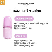 Xịt dưỡng tóc Grace & Glow Black Opium Silky Hair Mist Spray Soft and Silk hair with Golden Marula + Olive Oil 100ml - GG000012 - Rosslyn