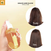 Xịt dưỡng tóc Grace & Glow Daisy Hair Vitamin Mist hương nước hoa với Keratin chống xơ rối 100ml - GG000011 - Rosslyn