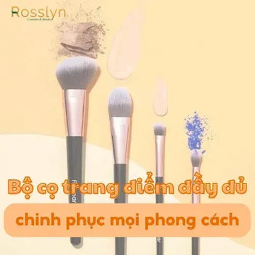 Bộ cọ trang điểm đầy đủ, chinh phục mọi phong cách make up