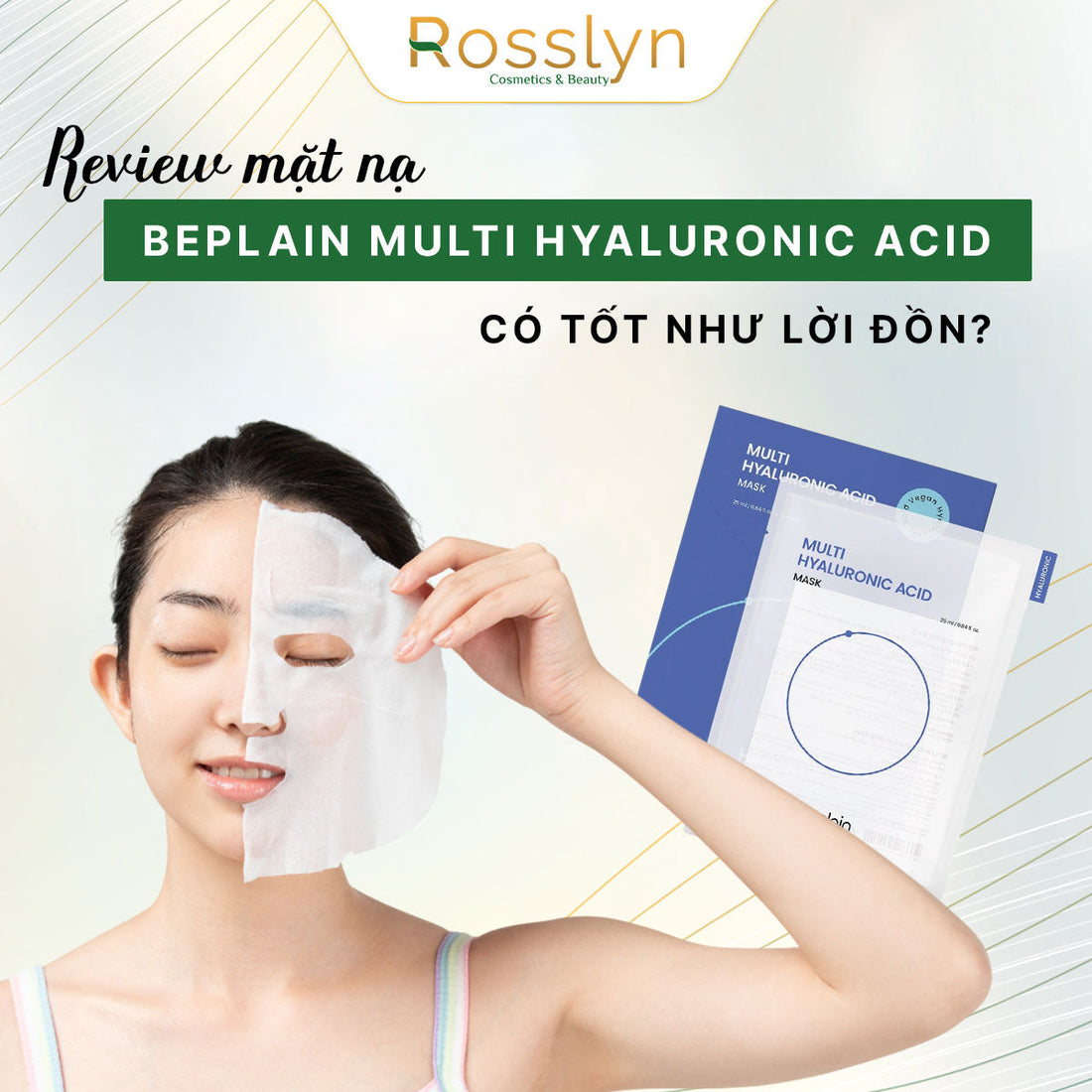 Review mặt nạ beplain multi hyaluronic acid