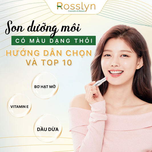 son dưỡng môi có màu dạng thỏi tốt nhất