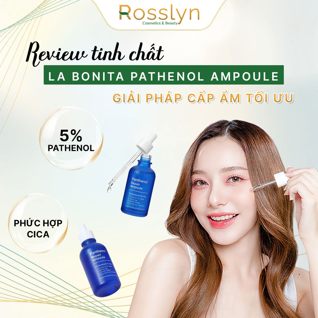 Review tinh chất La Bonita Pathenol Ampoule