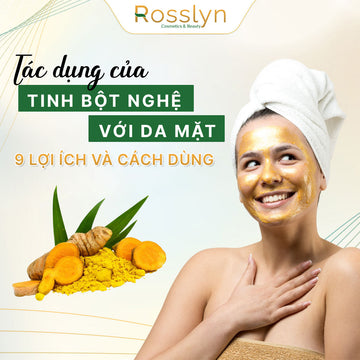 Tác dụng của tinh bột nghệ với da mặt