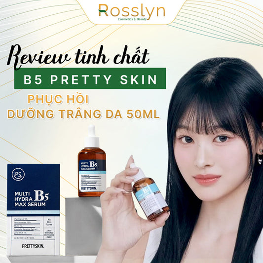 Tinh chất B5 PrettySkin phục hồi, dưỡng trắng da