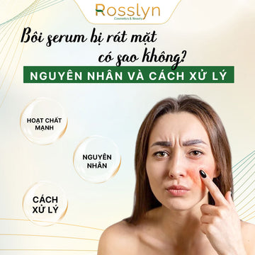 Bôi serum bị rát mặt có sao không