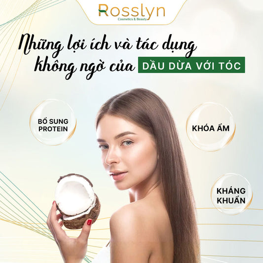 Những lợi ích và tác dụng không ngờ của dầu dừa với tóc