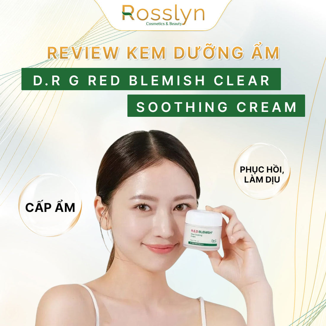 Kem dưỡng ẩm Dr.G R.E.D Blemish Clear Soothing Cream