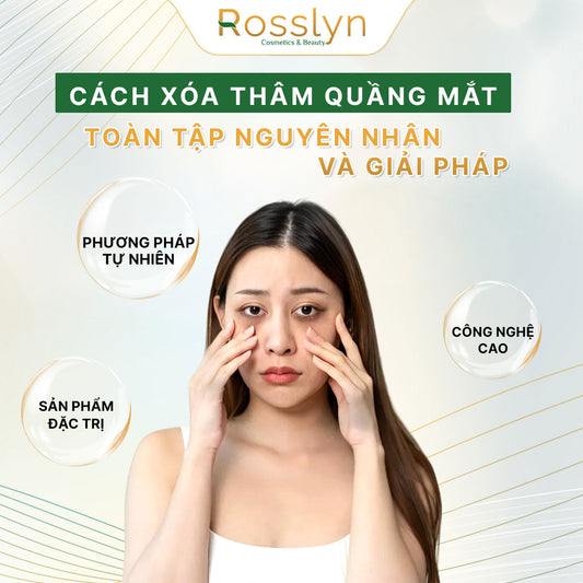 Cách xóa thâm quầng mắt