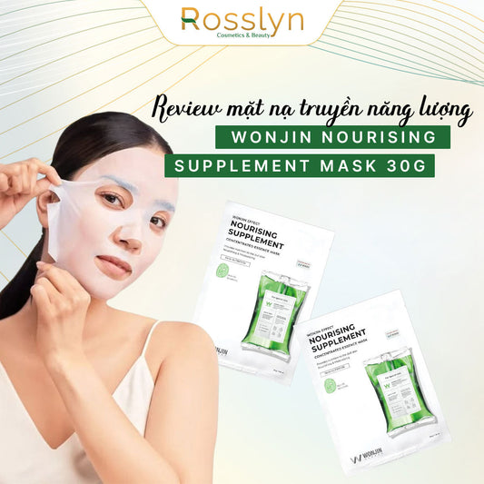 Review Mặt nạ truyền năng lượng WONJIN Nourishing Supplement Mask 30g