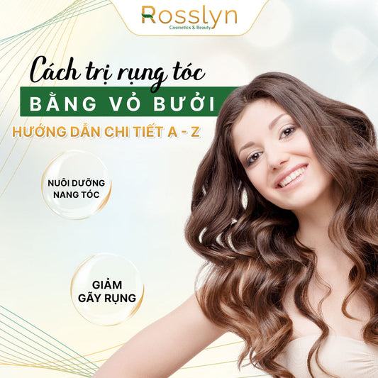 Cách trị rụng tóc bằng vỏ bưởi