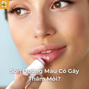 Son dưỡng màu có gây thâm môi?