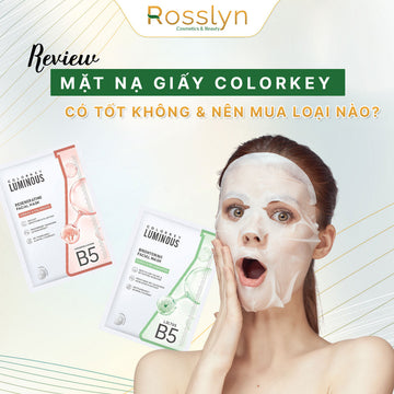 Review mặt lạ giấy COLORKEY