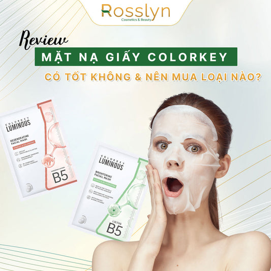 Review mặt lạ giấy COLORKEY