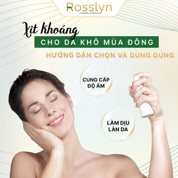 Xịt khoáng cho da khô