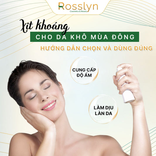 Xịt khoáng cho da khô