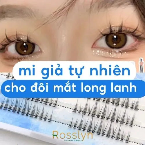 Mi giả tự nhiên - Bí quyết cho đôi mắt to tròn, long lanh